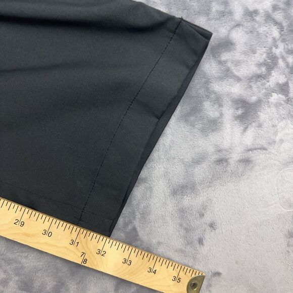 Nike Dri-FIT Victory Golf Pants Men 34x32 Black Flat Front Chino Golfing Stretch - Picture 12 of 12